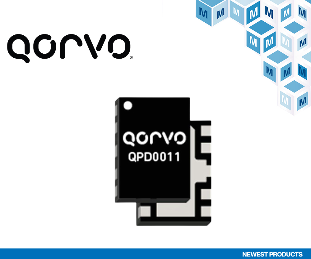 贸泽备货Qorvo QPD0011 高电子迁移率晶体管