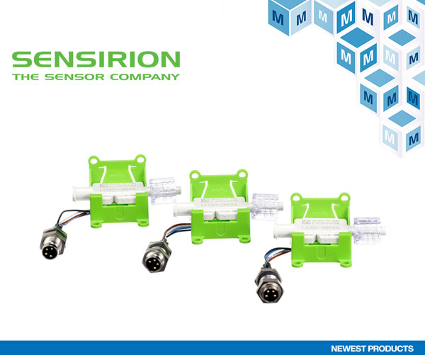 贸泽电子备货两款Sensirion液体流量评估套件SEK-LD20-0600L和SEK-LD20-2600B
