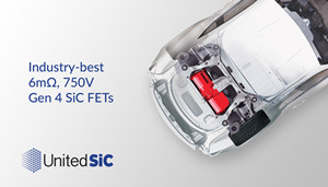 UnitedSiC推出业界最佳6mΩ SiC FET