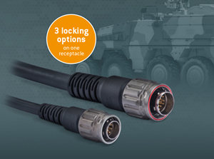 ODU AMC T系列推出新產品：同一連接器，集3款鎖型于一身