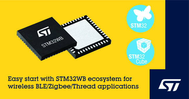 意法半导体市场领先的 STM32 微控制器加快无线产品开发