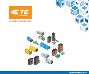 贸泽开售TE DT-XT密封式连接器系统，适用于要求严苛的商用汽车应用