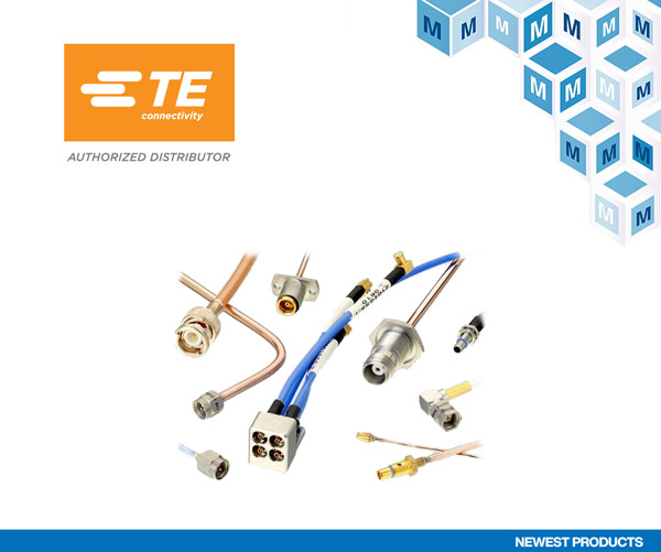 贸泽开售TE Connectivity EP-SMA 27GHz连接器和电缆组件产品组合