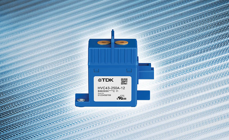 TDK推出新的紧凑型高压接触器HVC43系列产品