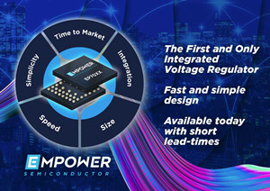 Empower Semiconductor开始量产EP70XX集成变换器系列