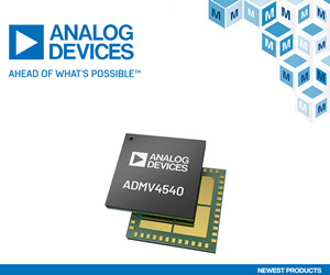 貿澤開售Analog Devices用于衛星通信的ADMV4540 K波段正交解調器