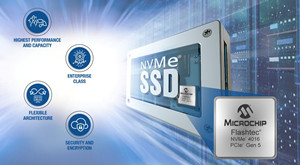 Microchip推出业界性能最强的16通道PCIe第五代企业级NVMe固态硬盘控制器