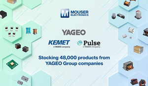 贸泽电子备货近50000种YAGEO集团旗下全系列产品