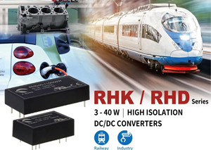 P-DUKE推出RHK/RHD系列-铁道应用DC/ DC电源转换器