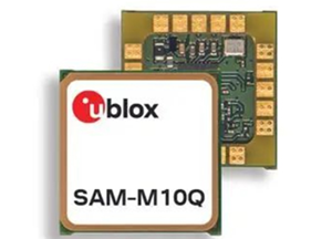u-blox推出内置天线的SAM-M10Q低功耗GNSS定位模块