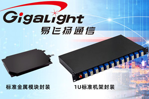 易飞扬发布75GHz平顶型AAWG DWDM无源模块