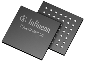 英飞凌推出HYPERRAM存储芯片，可将高性能低引脚数解决方案的带宽提高一倍