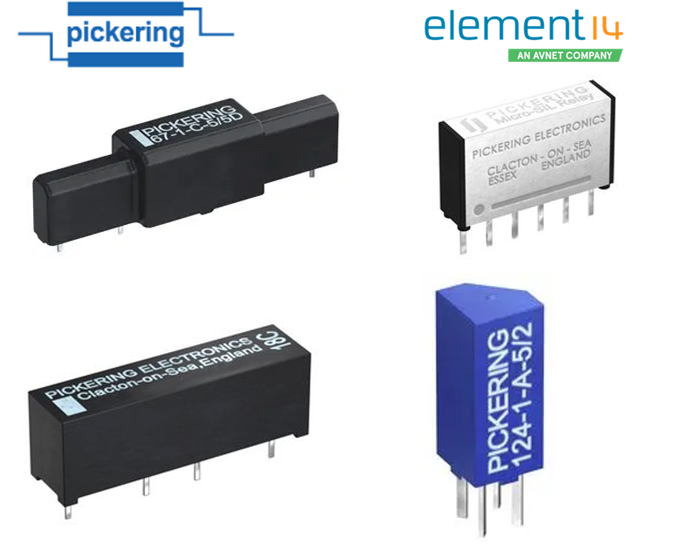 e络盟现货发售Pickering Electronics的100多种簧片继电器