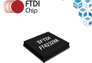 贸泽开售FTDI Chip的FT4232HA高速USB转UART/MPSSE IC