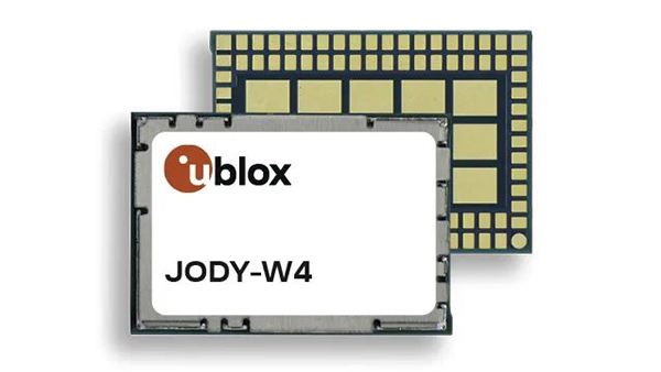 u-blox推出最新汽车级模块JODY-W4，支持Wi-Fi 6E和蓝牙LE音频功能