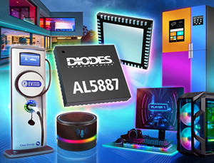 Diodes面向RGB和单色固态照明LED推出双数字接口、多通道LED驱动器