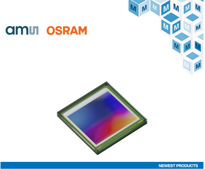 贸泽备货ams OSRAM Mira220全局快门图像传感器