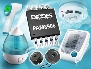 Diodes推出驱动器IC，以满足对压电鸣叫器输出增加的需求