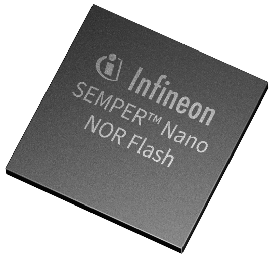 英飞凌推出 256 Mbit SEMPER™ Nano NOR Flash 闪存产品