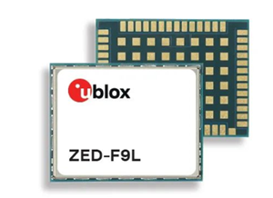u-blox发布L1/L5车规级GNSS接收机模块