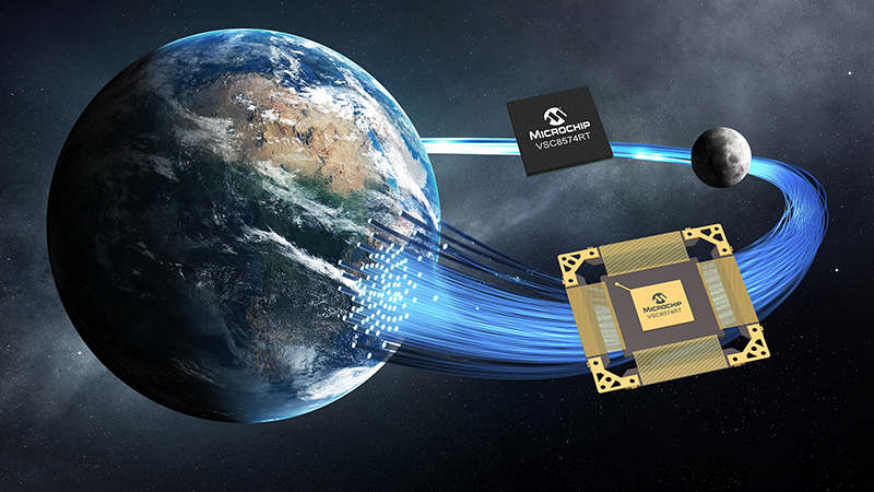 Microchip推出全新VSC8574RT PHY器件 进一步扩大耐辐射千兆以太网PHY产品阵容