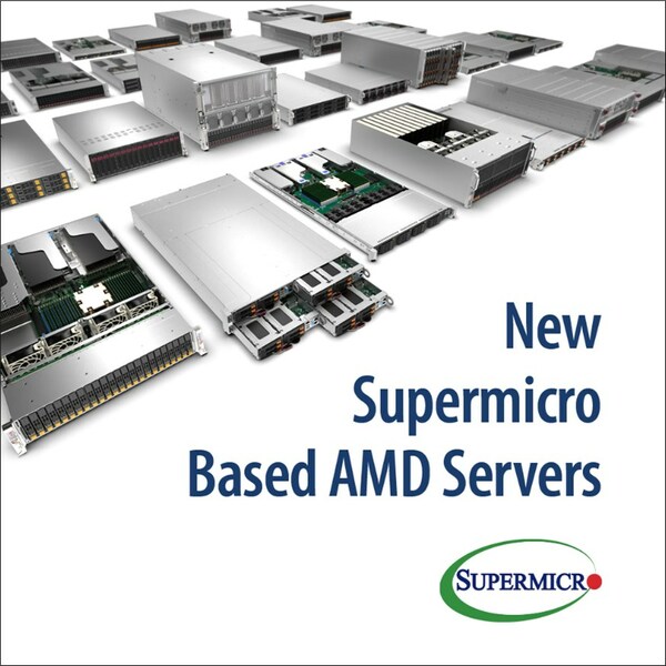 Supermicro扩大AMD平台服务器产品阵容，推出全新服务器及处理器