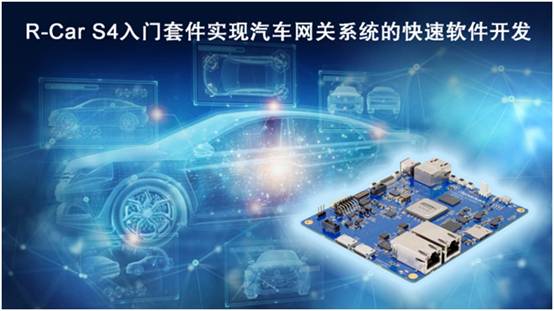 瑞萨电子推出R－Car S4入门套件 实现汽车网关系统的快速软件开发