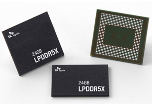 SK海力士量产全球最大容量的24GB LPDDR5X DRAM