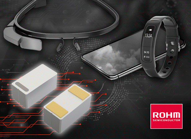 ROHM首次推出硅电容器“BTD1RVFL系列”表面贴装型的量产产品