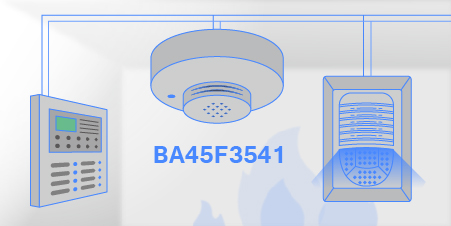 HOLTEK新推出BA45F3541消防二总线联网型MCU