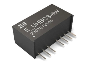ZLG推出E_UHBCS-6W系列小体积宽压输入电源模块