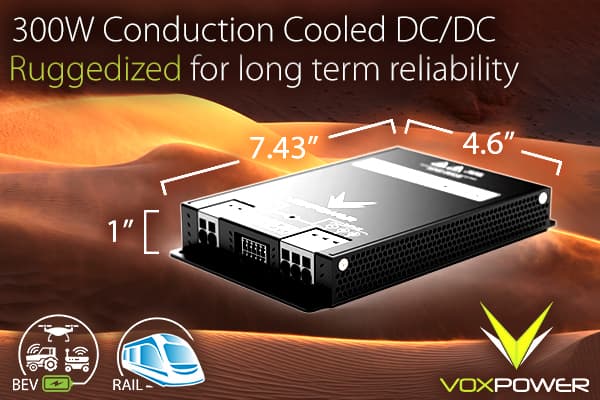 Vox Power公司最新推出VCCR300传导式冷却电源单元系列