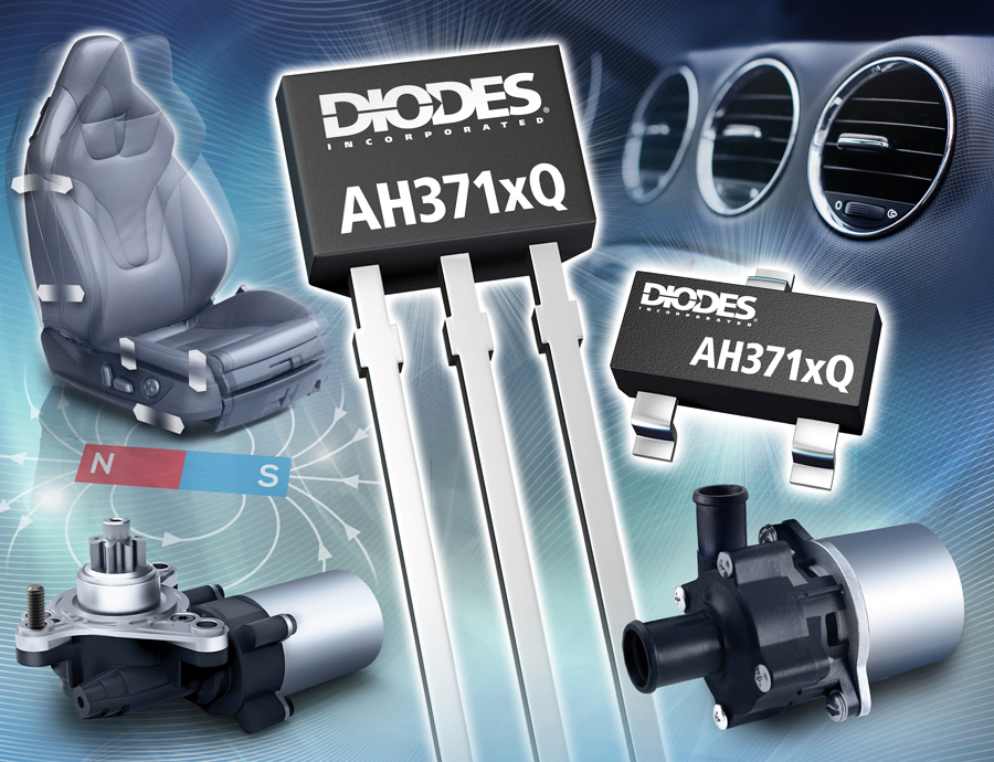 Diodes 公司推出高电压、符合汽车规格的霍尔效锁存器