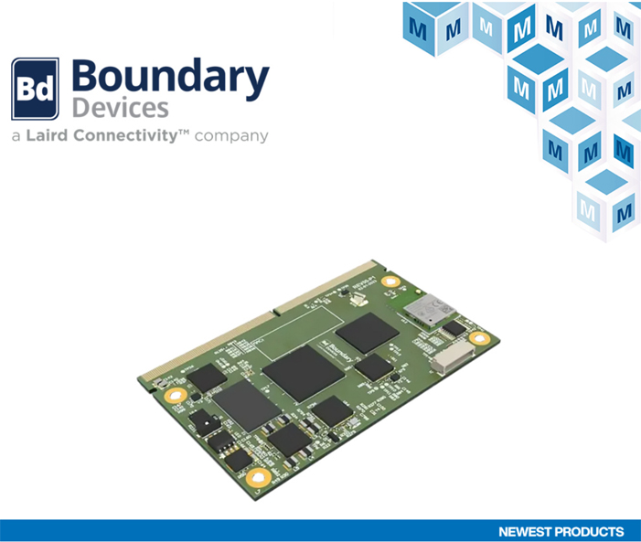 贸泽开售加快工业IoT设备开发的 Boundary Devices Nitrogen8M Plus SMARC