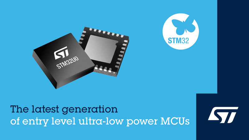 ST 发布先进的超低功耗STM32微控制器，布局工业、医疗、智能表计和消费电子市场
