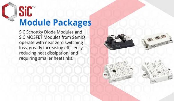 SemiQ推出高性能1700V SiC肖特基二极管和双二极管模块