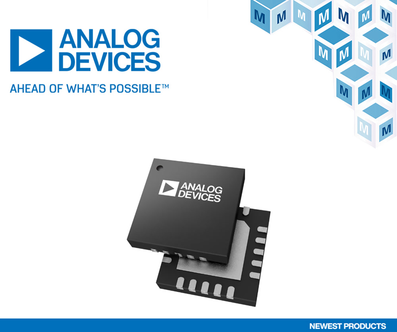 贸泽电子开售Analog Devices MAX40109低功耗精密传感器接口SoC