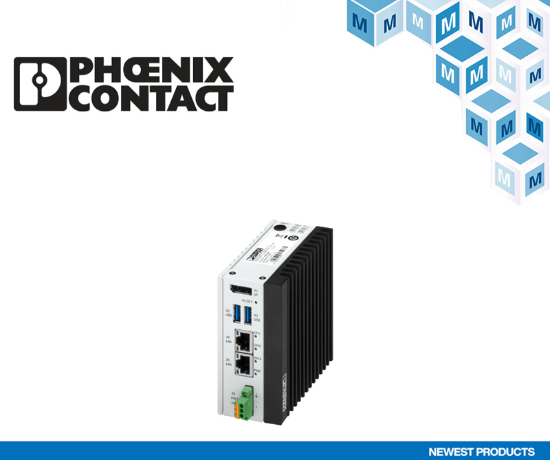 貿澤開售Phoenix Contact基于英特爾處理器的VL3 UPC工業(yè)PC機