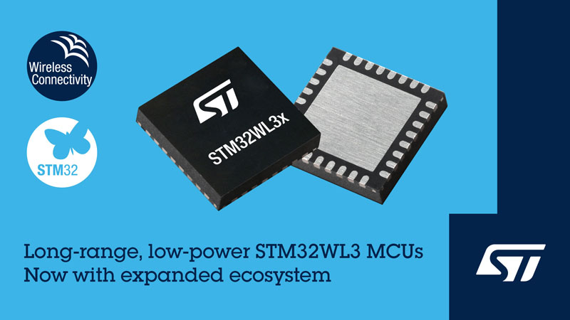 意法半導(dǎo)體推出 STM32WL33 低功耗、長(zhǎng)距離無線微控制器，擴(kuò)展專用生態(tài)系統(tǒng)