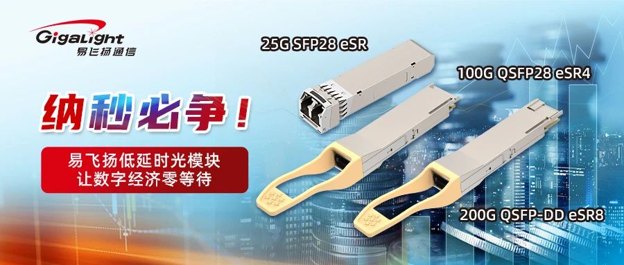 延遲直降250ns！易飛揚(yáng)全球首發(fā)零FEC光模塊實(shí)現(xiàn)BER<1E-15的無(wú)糾錯(cuò)傳輸