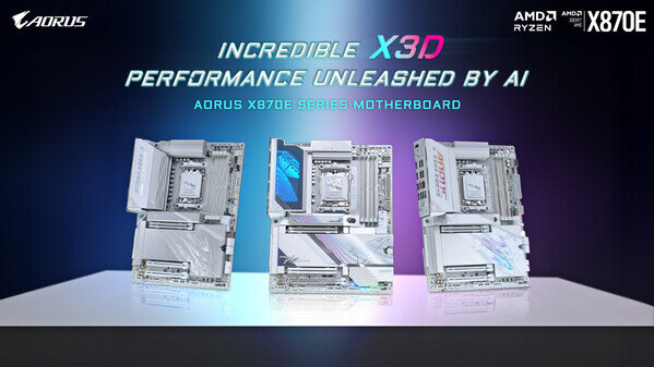 专为X3D优化！技嘉X870E X3D系列主板以AI Turbo Mode 2.0提升游戏性能25%