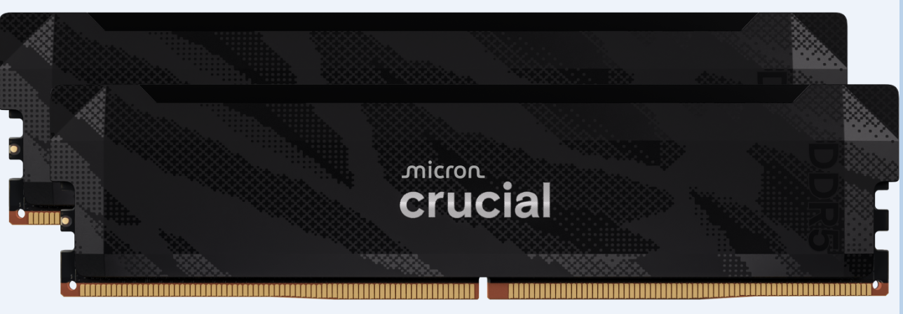 速度覺醒！Crucial 英睿達 DDR5 Pro OC 游戲內存發布，幀率提升高達25%