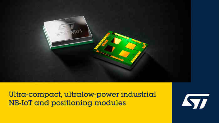 意法半導(dǎo)體全新NB-IoT組合ST87M01系列，配套生態(tài)全面升級(jí)
