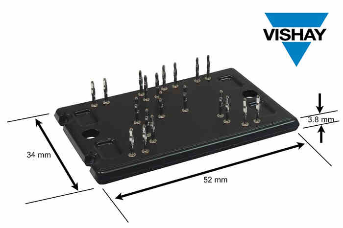 Vishay新款1200V SiC MOSFET模块,推动能源转换升级 Vishay新款1200V SiC MOSFET模块,推动能源转换升级