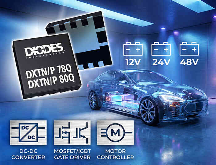 效率與密度的雙優(yōu)解：Diodes推出寬壓汽車級(jí)晶體管，打通電氣化升級(jí)關(guān)鍵路徑