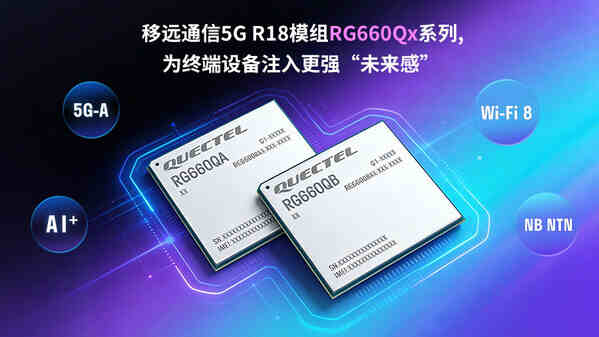 雙卡雙通+Wi-Fi 8！移遠(yuǎn)通信發(fā)布RG660Qx融合模組，重構(gòu)下一代智能連接體驗