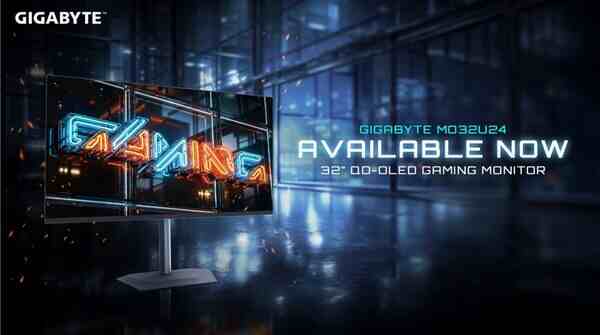技嘉 MO32U24 搭載 ObsidianShield 抗反射技術(shù)與 HyperNits 畫質(zhì)調(diào)校正式發(fā)售
