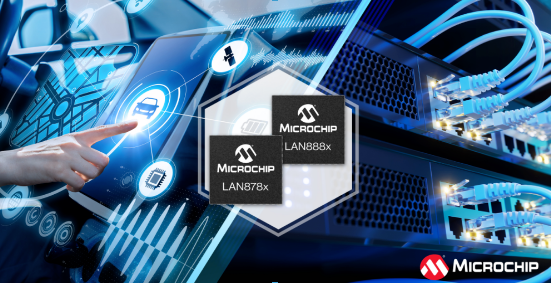 Microchip推出新一代100/1000BASE T1单对以太网PHY收发器 