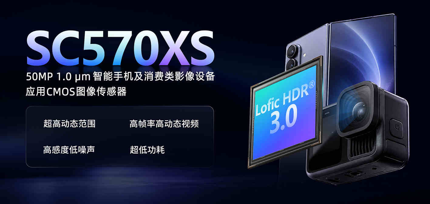 搭载Lofic HDR® 3.0技术，思特威发布全新5000万像素1.0μm像素尺寸超高动态范围CMOS图像传感器