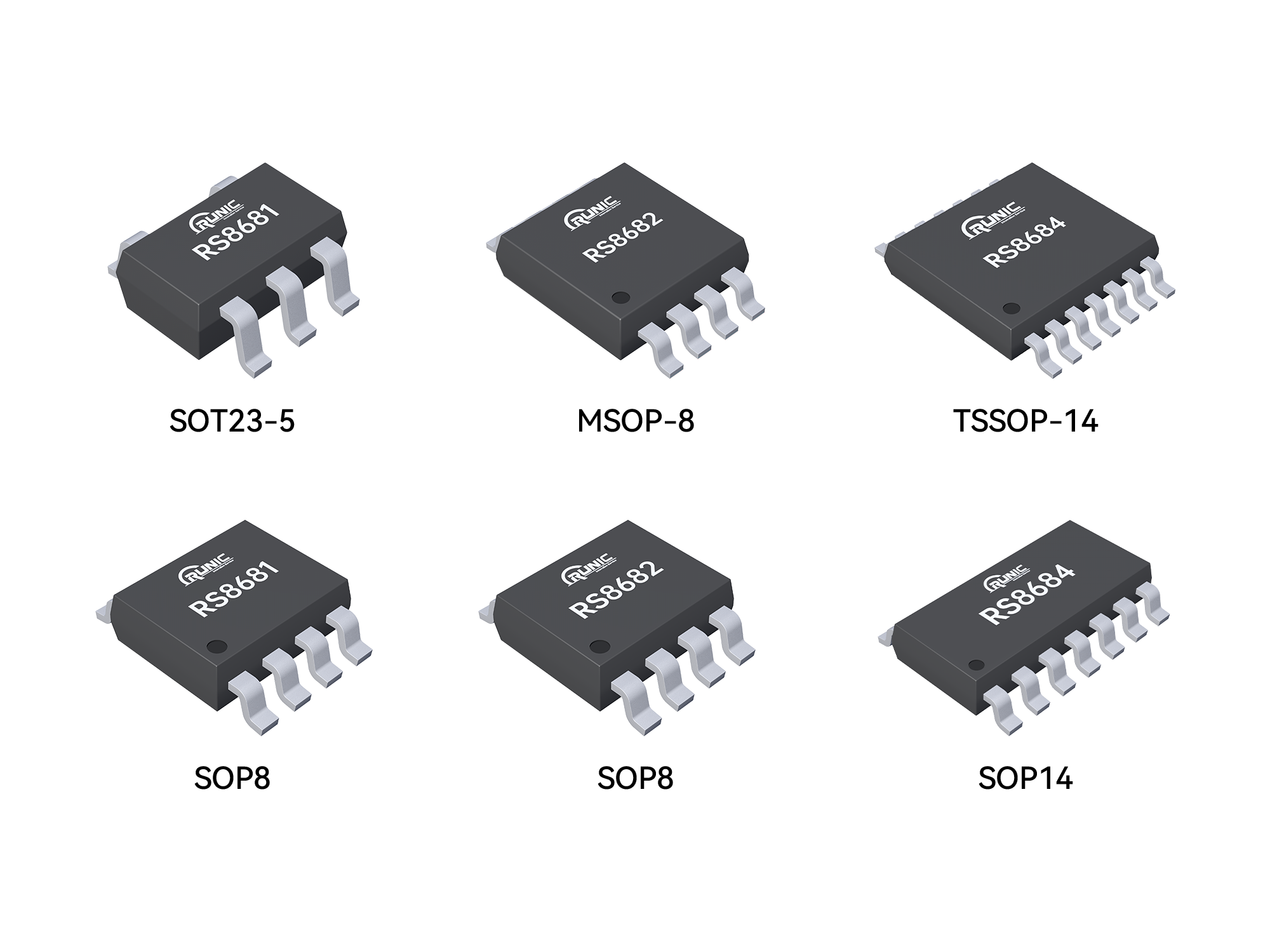 润石科技推出高压40V低功耗高精度运算放大器系列RS8681/2/4